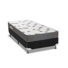 Cama Box Solteiro: Colchão Espuma D33 Ortobom Light + Base CRC Courano
