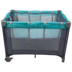 Berço Portátil Infinity Verde - Premium Baby