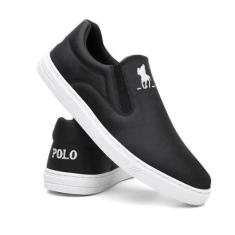 Tênis Slip On Masculino Casual Polo Plus Mule Estilo Sapatilha 02-Masculino