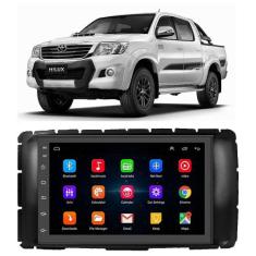Kit Multimidia Android Hilux 12 13 14 15 7 Pol + Câmera e Moldura - E-