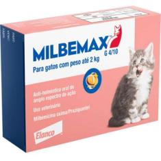 Vermifugo Elanco Milbemax FC para Gatos até 2 Kg - 2 Comprimidos