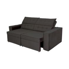 Sofá Austrália 2,50m 4 Lugares Retrátil e Reclinável D35 - Sofisticato