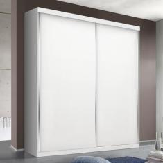 Guarda-roupa Solteiro 2 Porta de Correr 2 Gavetas Nala Espresso Móveis