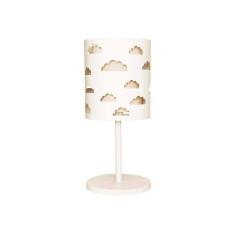 Abajur Infantil Nuvens Duplo  Crú -Base Br 20X41