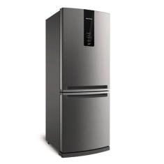 Refrigerador Brastemp Frost Free 443L Inox Com Turbo Ice Inverse Bre57