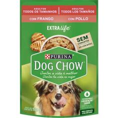 Ração Úmida Nestlé Purina Dog Chow Sachê Frango para Cães Adultos - 100 g