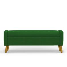 Recamier Bau Londres 1,40m Suede Verde - Clique Decor
