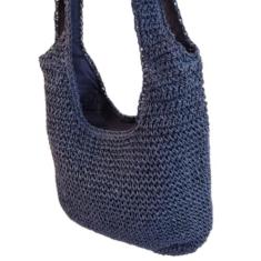 Bolsa Palha Feminina Moda Praia 2025 Ombro Alça Grossa Verão Lazer Cas