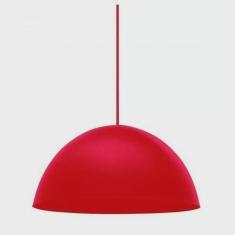 Pendente Redondo Design 45cm td 821F Taschibra Vermelho