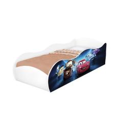 Cama carro móveis para quarto infantil meninos com colchão - DULLAR Mó