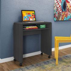 Escrivaninha Smile Olivar Preto - Cor: Preto