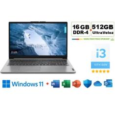 Notebook Lenovo Pro 16GB + 512GB UltraVeloz, 15.6Pol, Windows11 + Paco