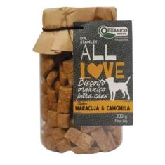 Biscoito Orgânico Cães Maracujá E Camomila All Love 200G