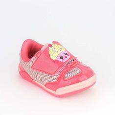 Tênis Bebê Feminino Kidy Colors Cup Cake Rosa Salmão