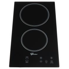 Cooktop Elétrico Fischer 30004 2 Bocas Mesa Vitrocerâmica Touch Screen Preto 220V