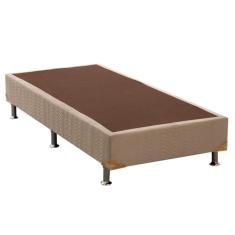 Base Box Solteiro Camurça I Creme