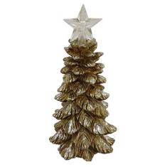 Arvore De Natal Com Led De Resina Decoração Para Natal 15Cm - Zona Liv