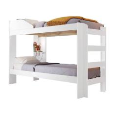 Beliche Solteiro Malta Para Colchão Até 0,88m Conquista Móveis Branco