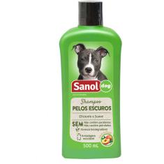Shampoo Sanol Dog Pelos Escuros para Cães - 500 mL