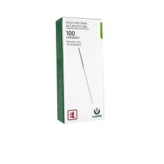 Agulha Acupuntura 0,18x8mm cx 100 un Pcte - Lautz