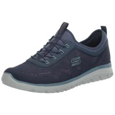 Skechers Tênis feminino Luminate-Melody, ardósia, 35