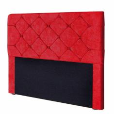 Cabeceira Gabriela 1,60 M Para Cama Box Queen Vermelha