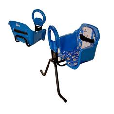 Cadeira De Bicicleta Dianteira Frontal Cadeirinha Luxo (Azul)