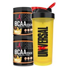 Kit 2x BCAA Stack 250g + Coqueteleira 600ml - Universal-Unissex
