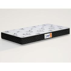 Colchão Solteiro Gazin Supreme D-33 0,78X1,88X14 Preto Com Branco