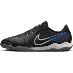 NIKE Tênis de futebol masculino, Preto cromado Hyper Royal, 43