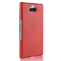 Capa para Sony Xperia XA3 Ultra, capa para celular Rugged Shield 360° Proteja seu telefone Capa de couro granulado para Sony Xperia XA3 Ultra