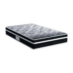 Colchão Solteiro Anatômico D33 - Firmepedic Prodormir Advanced Tech1500 Plus Euro Pillow Black (78x188x24) - Probel