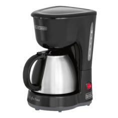 Cafeteira Elétrica Black+decker Cm15 15 Xícaras Jarra Preto Com Inox 110V