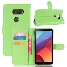 Capa para LG V30, capa carteira flip de couro PU premium com compartimento para cartão, suporte e fecho magnético [capa interna de TPU à prova de choque] Compatível com LG V30
