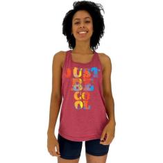 Regata Feminina Recorte Nadador MXD Conceito Just Be Cool, EGG, Vermel