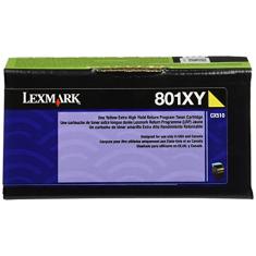 Lexmark 80C1XY0 Toner amarelo de rendimento extra alto rendimento