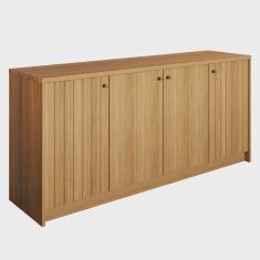 Buffet para Sala de Jantar Lia 100% mdf com 4 Portas Cimol Nature