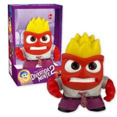 Boneco Vinil Divertidamente 2 Disney Pixar Original, Raiva vermelho