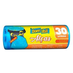 Saco de Lixo Dover Roll com Alças 20 Unidades - 30L