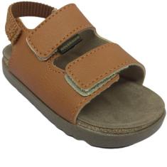 Sandália Infantil Molekinho Menino - Conforto Diário, Camel, 23