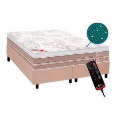 Colchão King c/ Vibro Massagem Molas Tecnopedic Premium Niponpedic (193x203x32) - Castor