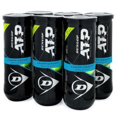 Bola de Tênis Dunlop ATP Championship Regular Duty - Pack com 6 Tubos