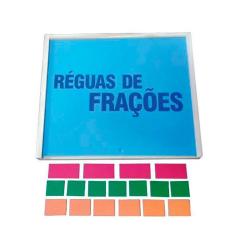 Brinquedos Educativos Réguas de Frações 55 Peças