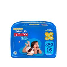Fralda Turma da Mônica Baby Tam. XXG 13 a 17kg - 16 Unidades, XXG, 16