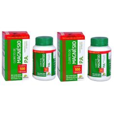Kit Cloreto De Magnésio Pa 500Mg Medinal 100Caps - 2 Unidades