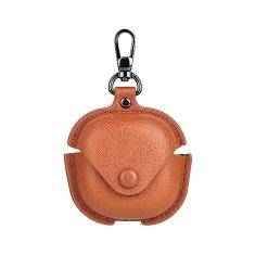 Capa de couro compatível com Samsung Galaxy Buds 2 Pro/Galaxy Buds 2/Galaxy Buds Pro/Galaxy Buds Live Capa protetora com chaveiro, capa de fone de ouvido bonita e legal para Galaxy Earbuds capa de