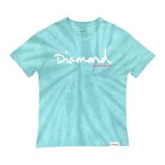Camiseta Diamond OG Script Tie Dye - Masculina-Masculino