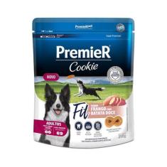 Biscoito Premier Cookie Fit para Cães Adultos Sabor Frango com Batata 