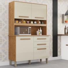 Armário para Cozinha 4 Portas 2 Gavetas Sofia Plus - IMOP Móveis