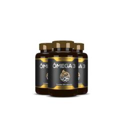 3x omega 3 oleo de peixe premium 120caps hf suplementos